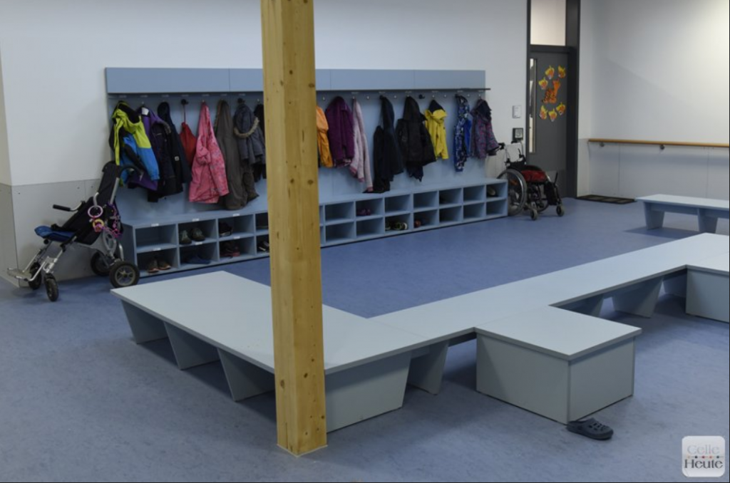 Garderobe für Schüler
